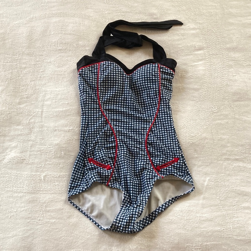 Pony Tails Vintage inspired Swim Suit